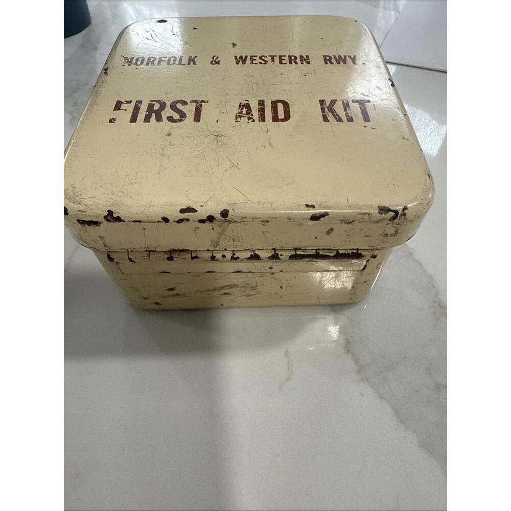 Vintage Norfolk and Western Railway First Aid Kit